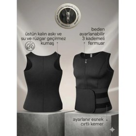Resim Ankaflex Unisex Beden Motorcu Koruma Içlik Giysi Yeleği Motorcu Rüzgar Soğuk Sıvı Geçirmez Ceket 