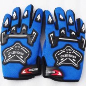 Resim Pengfushop5 Mavi Stil L Beden Yarış Çocukları Tam Parmak Çocuk Eldivenleri Motosikletler Spor Eldivenleri Bisiklet Kirli Arazi Bisikleti Cep Bisikleti Scooter Atv Quad (Yurt Dışından) 