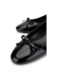 Resim Tamer Tanca Kadın Hakiki Deri Siyah Rugan Topuklu Ayakkabı 942 1500 Bn Ayk Y25 Sıyah Rgn Siyah 