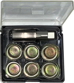 Resim Jeemson M22 1.5 Çelik Yağ Panosu Vida Teli Tamir Seti - Hasarlı Vidayı Çıkartma, Delik Genişletme, Taşıma Kutusuyla 