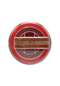 Resim Çeray Neon Hamburger Yuvarlak Dinamik Sinyalli Kayarlı 12 Volt 