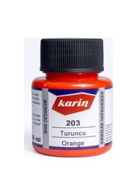 Resim Hat Mürekkebi-kaligrafi Mürekkebi-akrilik Mürekkep Turuncu 203-45ml Çok Renkli 