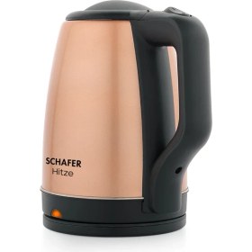 Resim Schafer Hitze Paslanmaz Çelik Su Isıtıcı (KETTLE)-rosegold 