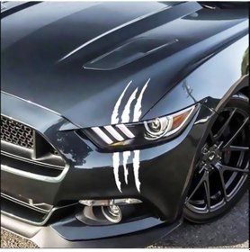 Resim Monster Pençe Sticker 30 12 Cm 