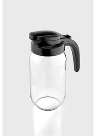 Resim Renga Beluga 1000 Ml Siyah Kapaklı Cam Sürahi 111028 