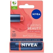 Resim Nivea Caring Beauty Mercan SPF30 Dudak Bakım Kremi 4.8 gr 