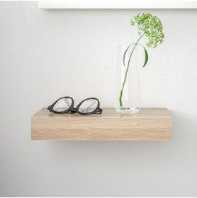 Resim IKEA Lack 30x26 Cm Ağartılmış Meşe Görünümlü Gizli Bağlantılı Ahşap Duvar Rafı 
