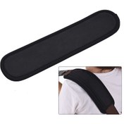 Resim Padalink Siyah Oxford Kumaş Omuz Yastığı - Gitar, Akustik/elektro Bas Gitar Askıları İçin, Ağırlığı Dağıtır, Anti-kayma, 8cm Genişlik, Kamera/ Bilgisayar/ Seyahat Çantalarına Uygulanabilir 