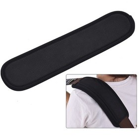 Resim Padalink Siyah Oxford Kumaş Omuz Yastığı - Gitar, Akustik/elektro Bas Gitar Askıları İçin, Ağırlığı Dağıtır, Anti-kayma, 8cm Genişlik, Kamera/ Bilgisayar/ Seyahat Çantalarına Uygulanabilir 