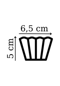 Resim Cupcake Kalıbı & Kek Kapsülü & Muffin Kek Kalıbı & 25 Adet - Beyaz Kek Kalıbı Beyaz 