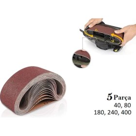 Resim Venoa Ryobi EBS800 Uyumlu Tank Zımpara Kağıdı 5 Parça 