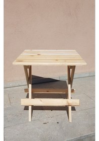 Resim Dosswood Katlanır Piknik Masası Ve Bahçe Masası Bej 