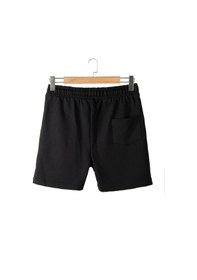 Resim Erkek Siyah Basic Regular Fit Şort & Bermuda Siyah 