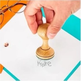 Resim Assess Store Inspire Ahşap Kaşe Seti 