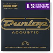 Resim Jim Dunlop DAP1152 Phosphor Bronze Akustik Gitar Teli (11-52) 