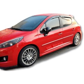 Resim SML Dizayn Peugeot 207 Yan Marşpiyel (PLASTİK) Boyasız Yan Ek Marşbiyel 