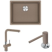 Resim Franke Mrg 210/110-52 Oyster Eviye+Active Plus Doccia Armatür&Sab 