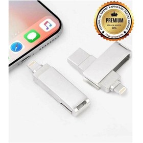 Resim VEHASTORE 128gb Otg Iphone Usb Flash Bellek 6s 7 7s 8 X Plus Xr Xs Max 11 12 13 