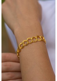 Resim Çgk Çiğdem Gürel Kuyumculuk 14 Ayar Samanyolu Altın Bileklik Yaldız 