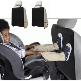 Resim Mc.pierobaby Araba Koltuk Arkası Koruyucu Kılıf Silinebilir Koruyucu Kılıf 2 Adet Siyah 