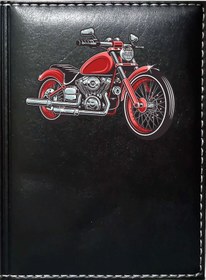Resim Promosyon Denizi Motorsiklet 2 Görselli Siyah Ruhsat Kabı 