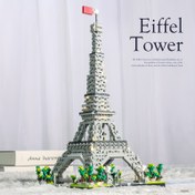 Resim 3585 parça miniBricks Paris Eyfel Kulesi Mikro Bloklar - Yaratıcı Öğrenme & Unutulmaz Hediye Deneyimi için Karmaşık 3D Puzzle Oyuncak, Hatıra eşyaları, yapı bloğu modeli, Doğum Günü Hediyeleri 