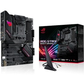 Resim ASUS ROG STRIX B550-F GAMING DDR4 M2 PCIe NVME HDMI DP PCIe 16X v4.0 AM4 ATX Asus