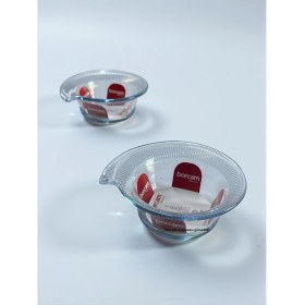 Resim Paşabahçe Borcam Sufle Kase Şekilli Şık Isıya Dayanıklı Atom Kek Tatlı Fırın Mikrodalga Kasesi 400CC 2 Adet 