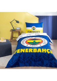 Resim Taç Lisanslı Fenerbahçe Palamut Tek Kişilik Pamuk Nevresim Takımı 000000001000047334 