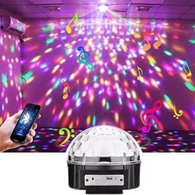Resim Coverzone Uzaktan Kumandalı Disko Topu Bluetooth Bağlantılı ve USB Girişli İç Mekan Kullanıma Uygun Parti Doğum Günleri ve Özel Günler için Renkli Aydınlatma KH1090 