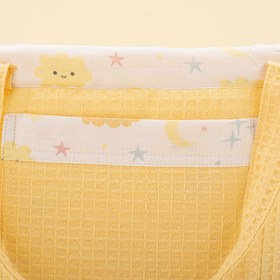 Resim Bebek Bakım Çantası - Sarı Petek - Sarı Bulut 