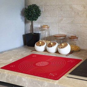 Resim Gondol 65X45 Ölçekli Silikon Hamur Açma Matı Büyük Boy 65X45 En Büyük Boy Birinci Kalite Silikon Hamur Açma Matı 