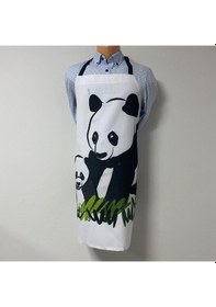 Resim Paredora Panda Ailesi Mutfak Önlüğü 