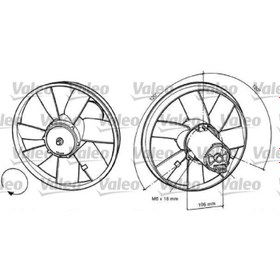 Resim VALEO 698370 FAN MOTORU GOLF III IV PASSAT KLIMASIZ 