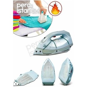 Resim Ütü Altı Yanmaz Yapışmaz Kumaşı Parlatmayan Ütü Taban Altlığı,tüm Ütülere Uyumlu Teflon Ütü Tabanı Beyaz 