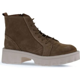 Resim Bueno Shoes Taba Süet Kadın Topuklu Bot 01WV9000 01WV9000 