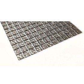 Resim MozaiKristaL Mutfak Tezgah Arası Ve Iç Dekorasyon Için 23x23 Mm Metalik Bej Kristal Mozaik (1 Koli=1m2 Fiyatıdır) 
