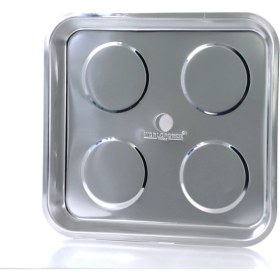 Resim 290X270MM Manyetik Alet Tutucu Paslanmaz Tepsi, Dayanıklı ve Pratik Kullanım Sağlar. 