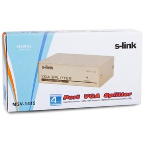 Resim S Link Msv 1415 4 Vga 150Mhz Monitör Çoklayıcı 