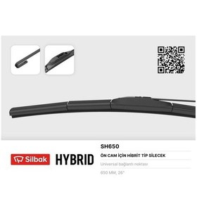 Resim Sılbak Sh650 Sılecek Supurgesı Hıbrıt Tıpı 650mm Unıversal 