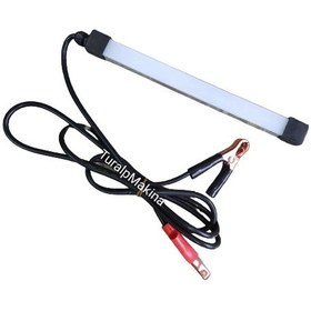 Resim Led Isıklı 12 V Mıknatıslı Seyyar Lamba Metal Korumalı 