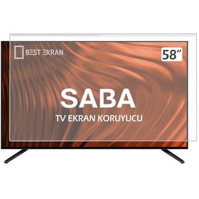 Resim Bestekran Saba Uyumlu Sb58350 Tv Ekran Koruyucu - Saba Uyumlu 58" Inç Tv Ekran Koruyucu 