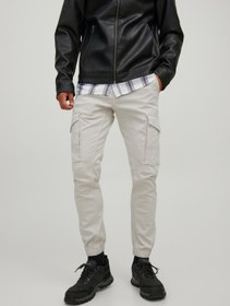 Resim Jack&Jones Erkek Oversize Kargo Pantolon - Günlük Kombinler İçin - Taba / 30/34 
