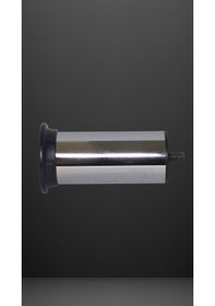 Resim 12 Cm Baza Ayağı - 10 Mm M10 Boy Civatalı - Krom Kaplı Plastik Bingolu Mobilya Ayağı 1 Adet Krom 