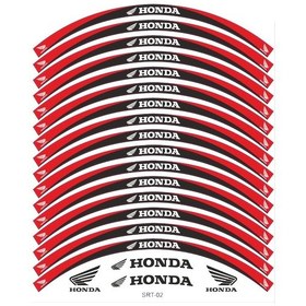 Resim Honda Cb 125 F Jant Şeridi Siyah - Kırmızı 462439584 