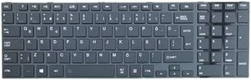 Resim Toshiba 9Z.N7Usu.00A, 9Z.N7Usu.00R, 9Z.N7Usu.11K İle Uyumlu Klavye, Siyah 