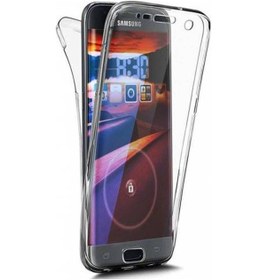 Resim Samsung Galaxy A7 2017 Kılıf Ön Arka Silikon Koruma Şeffaf 