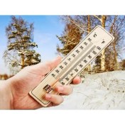 Resim Ahşap Termometre 