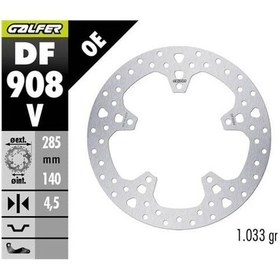 Resim Bmw R 1300 Gs Arka Fren Diski 285 Mm 2024 Sonrası Galfer Yuvarlak Sabit Disk 