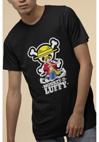 Resim Anime One Piece Monkey D. Luffy Tişört 